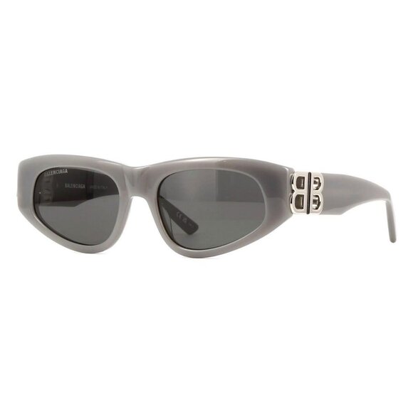 FX01632B New BALENCIAGA Grey Cat Eye BB00956S 015 Sunglasses Women - Picture 1 of 4